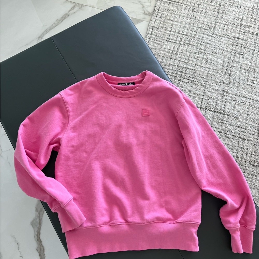 Acne Studios Pink Crewneck Sweatshirt size S Like New